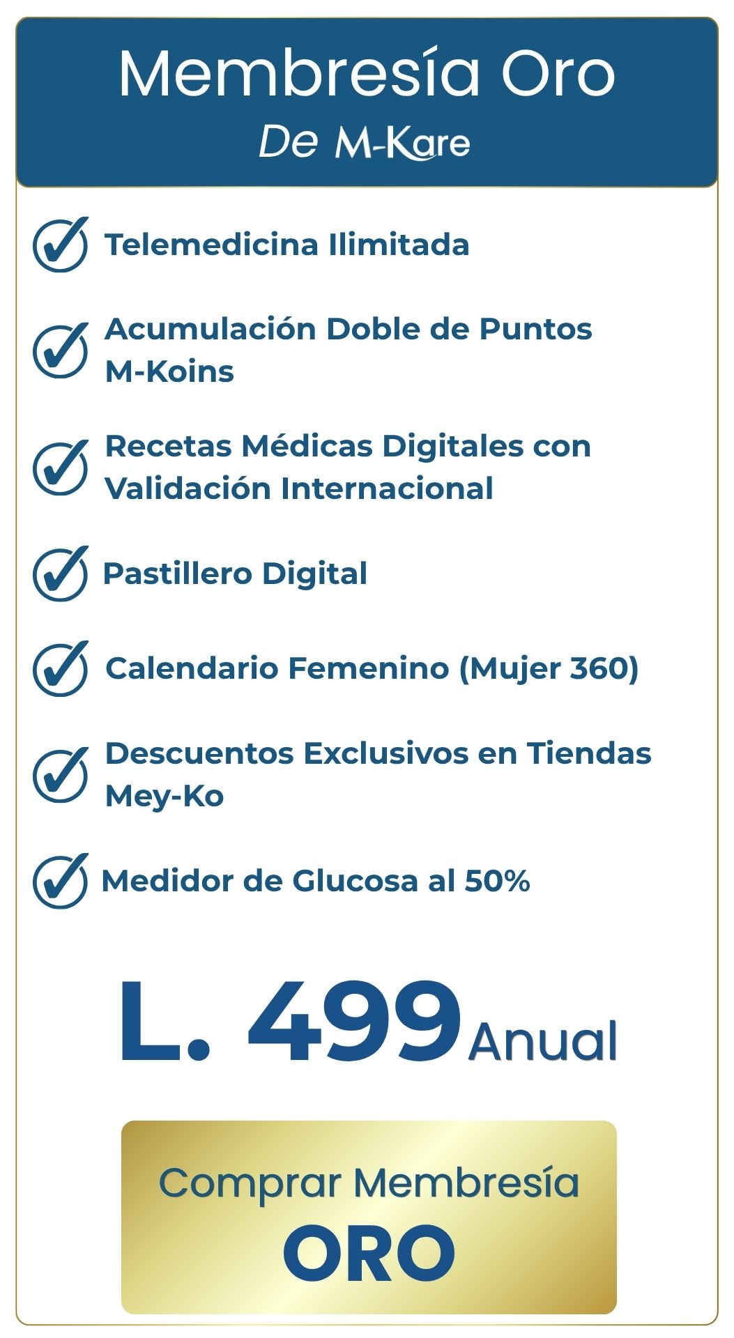Membresía Platinum Meyko